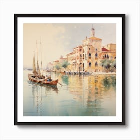 Warm Breeze: Seaside Impressionism Art Print