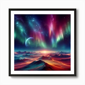 Aurora Borealis Art Print