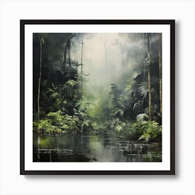 Jungle River 1 Art Print