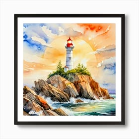 FM-55 THE LIGHTHOUSE Art Print