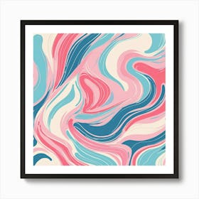 Abstract Swirls Art Print 1 Art Print