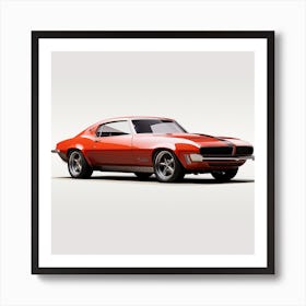 American Muscle Car 006 Art Print