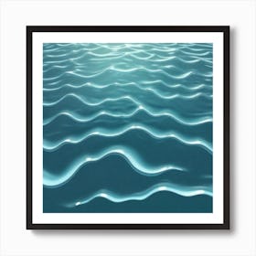 Water Surface Stock Videos & Royalty-Free Footage 11 Art Print