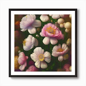 Anemone Flowers 7 Art Print