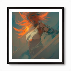 Samurai Warrior 1 Art Print