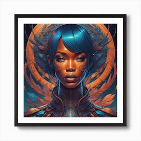 Beautiful Black Woman #2 Art Print