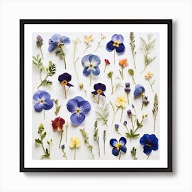 Dried Wild Flowers 17 Art Print