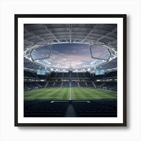 Soccer Stadium Art Print