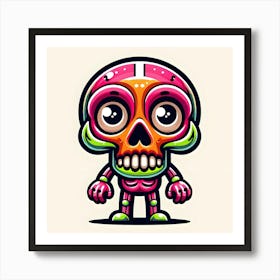 Day Of The Dead Skull 17 Art Print