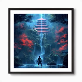 Myeera Ninja Samurai Wandering An Enchanted Forest Fairytale Gl 1f63c797 1b49 41f8 Ba45 13ca1a30cdd9 Art Print