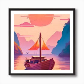 Ship luck Art Print