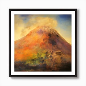 Volcano in the Paradise 3 Art Print