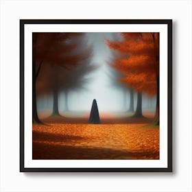 Ghost In The Woods 10 Art Print