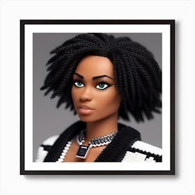 Afro-American Beauty Art Print