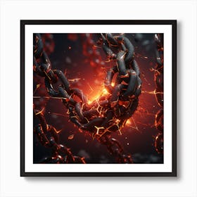 Chain Of Fire Art Print