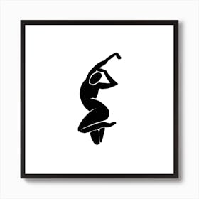 Dancer Silhouette Art Print