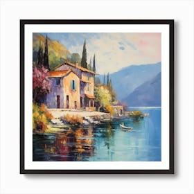 Venetian Serenade: Monet's Touch Art Print