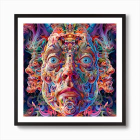 Psychedelic Art 4 Art Print