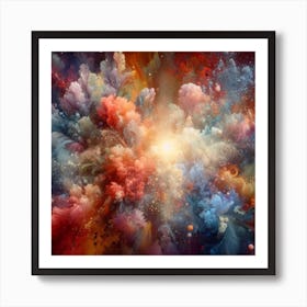 Abstract Abstract Painting 1 Art Print