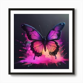 Abstract Butterfly 6 Art Print