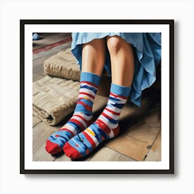 Looking For My Socks Art Print 2 Art Print