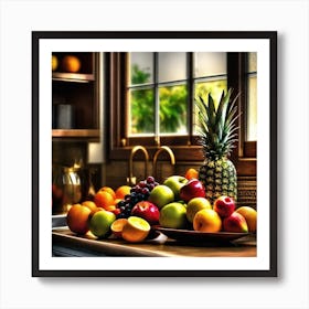 Fruit In The Kitchen Art Print