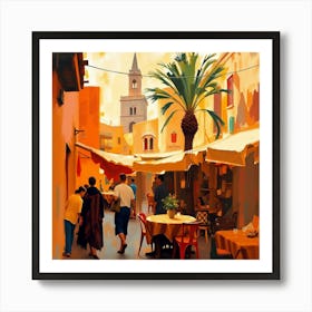 Street Scene - Stock Videos & Royalty-Free Footage Art Print