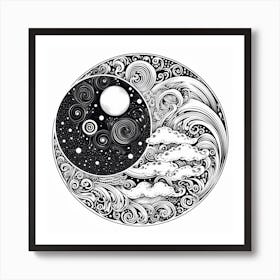 Yin And Yang 21 Art Print