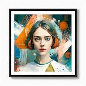 Portrait Of A Girl 2 Art Print