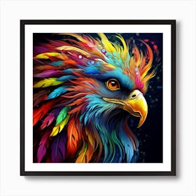 Eagle Impression Art Print