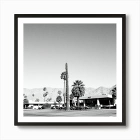 Palm Springs Motel 1 Art Print