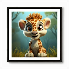 Giraffe 37 Art Print