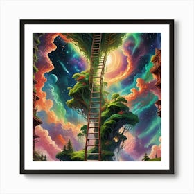 Ladder To Heaven Art Print