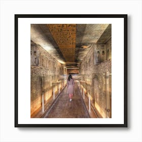 Egyptian Temple 28 Art Print