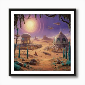 Mystic Skylines Art Print