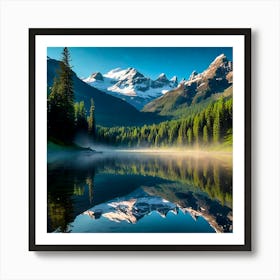 Mountain Lake Art Print