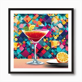 Cocktail In A Glass 10 Art Print