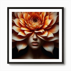 A woman 17 Art Print