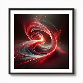 Abstract Swirl Art Print