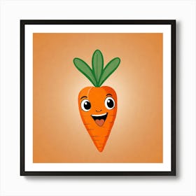 Carrot Stock Videos & Royalty-Free Footage Art Print