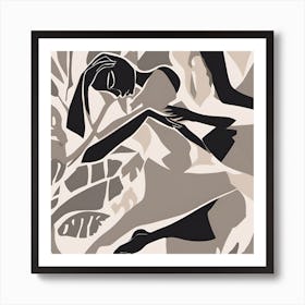 Black And White Painting Art Print