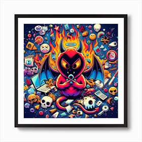 Mysterious Creature Art Print