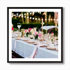 Formal Table 2 Art Print