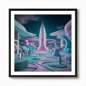 Leonardo Phoenix A Mesmerizing Surreal Dreamscape Featuring An 0 Art Print