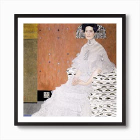 Bildnis Fritza Riedler, Gustav Klimt Art Print