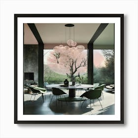 Modern Dining Room 1 Art Print