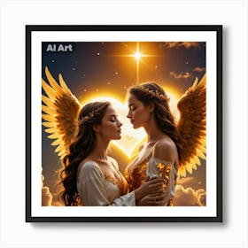 Angels 2 Art Print