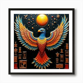 Egyptian Phoenix 1 Art Print