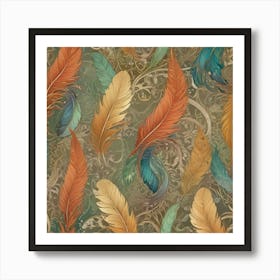 Feathers 15 Art Print