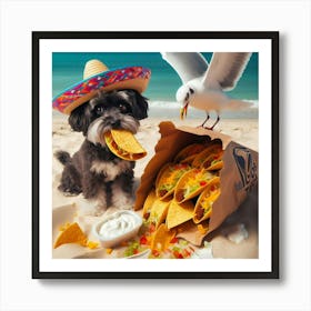 New Taco Bell Mascot Art Print